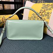 Fortok Valentino Garavani VLogo 1960 Nappa Leather Shoulder Bag Light Green 26x13x9cm  - 5