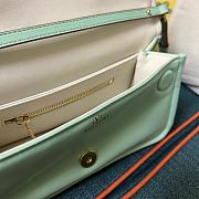 Fortok Valentino Garavani VLogo 1960 Nappa Leather Shoulder Bag Light Green 26x13x9cm  - 6