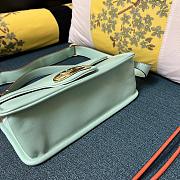 Fortok Valentino Garavani VLogo 1960 Nappa Leather Shoulder Bag Light Green 26x13x9cm  - 4