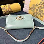 Fortok Valentino Garavani VLogo 1960 Nappa Leather Shoulder Bag Light Green 26x13x9cm  - 3