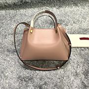Fortok Valentino Vlogo Garavani Escape Calfskin Shopping Bag Beige 31x25x15cm - 3