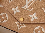 Fortok Louis Vuitton Felicie Pochette Bag Beige & Cream M12754 21x12x3cm - 3