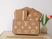 Fortok Louis Vuitton Felicie Pochette Bag Beige & Cream M12754 21x12x3cm - 2