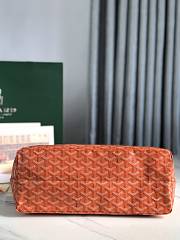 Fortok Goyard Hobo Bohème Hobo Bag Orange 42×27×15cm - 5