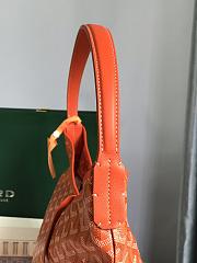 Fortok Goyard Hobo Bohème Hobo Bag Orange 42×27×15cm - 6