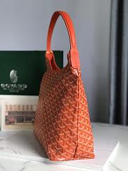 Fortok Goyard Hobo Bohème Hobo Bag Orange 42×27×15cm - 4