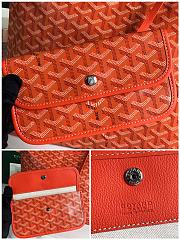 Fortok Goyard Hobo Bohème Hobo Bag Orange 42×27×15cm - 3