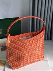 Fortok Goyard Hobo Bohème Hobo Bag Orange 42×27×15cm - 2