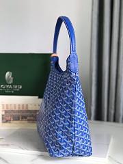 Fortok Goyard Hobo Bohème Hobo Bag Blue 42×27×15cm - 6