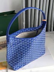 Fortok Goyard Hobo Bohème Hobo Bag Blue 42×27×15cm - 3