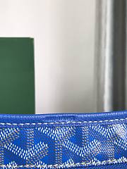 Fortok Goyard Hobo Bohème Hobo Bag Blue 42×27×15cm - 4