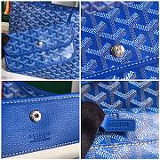 Fortok Goyard Hobo Bohème Hobo Bag Blue 42×27×15cm - 2