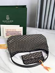 Fortok Goyard Hobo Bohème Hobo Bag Black 42×27×15cm - 6