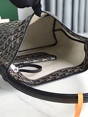 Fortok Goyard Hobo Bohème Hobo Bag Black 42×27×15cm - 4