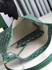 Fortok Goyard Hobo Bohème Hobo Bag Green 42×27×15cm - 6