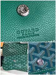 Fortok Goyard Hobo Bohème Hobo Bag Green 42×27×15cm - 3