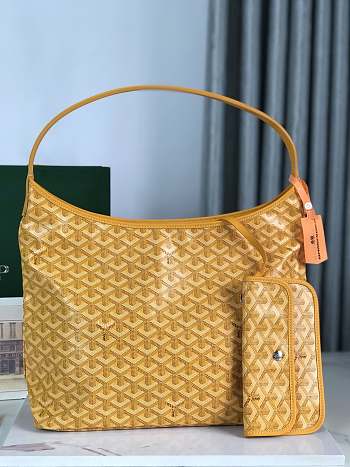 Fortok Goyard Hobo Bohème Hobo Bag Yellow 42×27×15cm