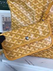 Fortok Goyard Hobo Bohème Hobo Bag Yellow 42×27×15cm - 6