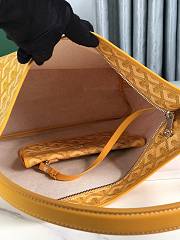 Fortok Goyard Hobo Bohème Hobo Bag Yellow 42×27×15cm - 3