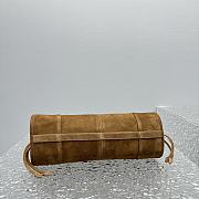 Fortok Prada Medium Suede Handbag Brown 6971 32x15x13cm - 2