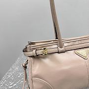 Fortok Prada Pink Medium Leather Handbag 6971 32x15x13cm - 2