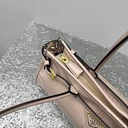 Fortok Prada Pink Medium Leather Handbag 6971 32x15x13cm - 5