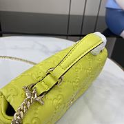 Fortok Gucci GG Milano Mini Top Handle Bag Bright Green GG Puffy Leather 806017 21x12.5x4.6cm - 5