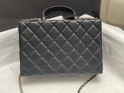 Fortok Chanel 24K Box Bag Black AS5168 15×22×7.5cm - 6