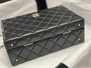 Fortok Chanel 24K Box Bag Black AS5168 15×22×7.5cm - 5