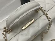 Fortok Chanel 24K Box Bag White AS5168 15×22×7.5cm - 5