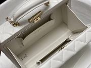 Fortok Chanel 24K Box Bag White AS5168 15×22×7.5cm - 4
