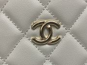 Fortok Chanel 24K Box Bag White AS5168 15×22×7.5cm - 2