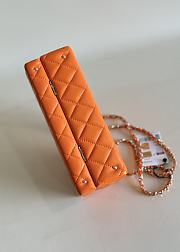 Fortok Chanel 24K Box Bag Dark Orange AS5168 15×22×7.5cm - 4