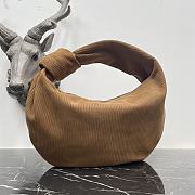 Fortok Bottega Veneta Jodie Suede Tote Bag Brown 44065 36x21x13cm - 6