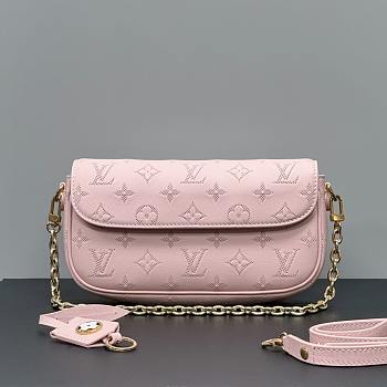 Fortok Louis Vuitton Wallet On Chain lvy Bag Pink M11299 23.5x12x4.3cm