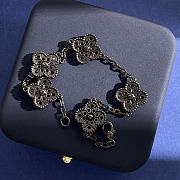 Fortok Van Cleef & Arpels Black Full Diamond Five-flower Bracelet - 3