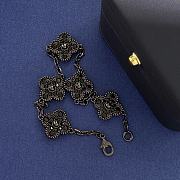 Fortok Van Cleef & Arpels Black Full Diamond Five-flower Bracelet - 2
