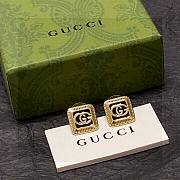 Fortok Gucci Double G Stud Earrings - 4