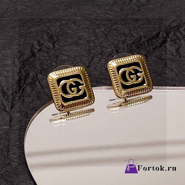Fortok Gucci Double G Stud Earrings - 1