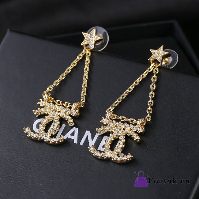 Fortok Chanel Drop Earrings - 1