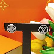 Fortok Louis Vuitton Earrings Silver ED0191  - 5
