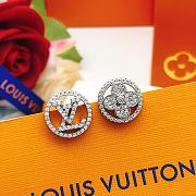 Fortok Louis Vuitton Earrings Silver ED0191  - 2