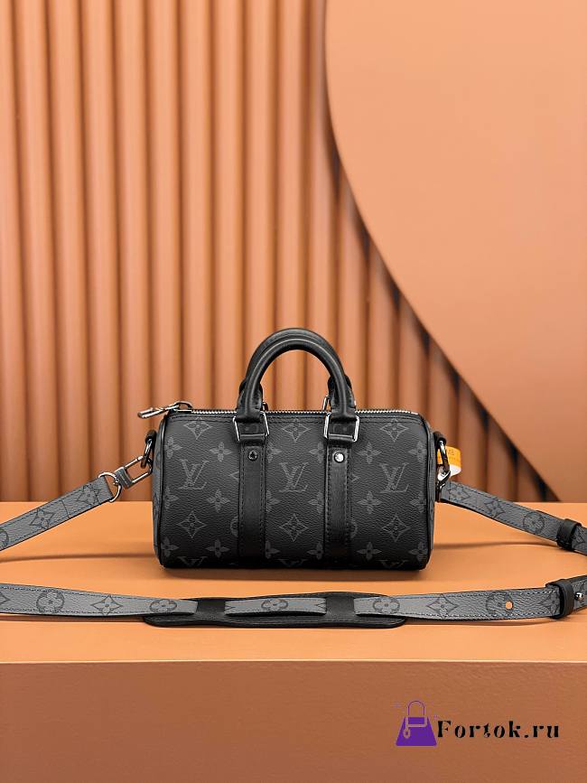 Fortok Louis Vuitton Keepall XS Monogram Eclipse Reverse Canvas M45947 21x12x9cm - 1