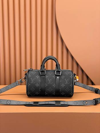 Fortok Louis Vuitton Keepall XS Monogram Eclipse Reverse Canvas M45947 21x12x9cm