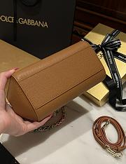 Fortok Dolce & Gabbana Scarf Brown Bag 20cm  - 5
