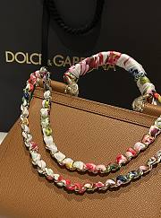 Fortok Dolce & Gabbana Scarf Brown Bag 20cm  - 2