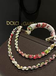 Fortok Dolce & Gabbana Scarf Dark Brown Bag 20cm  - 5