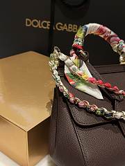 Fortok Dolce & Gabbana Scarf Dark Brown Bag 20cm  - 4