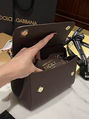 Fortok Dolce & Gabbana Scarf Dark Brown Bag 20cm  - 3
