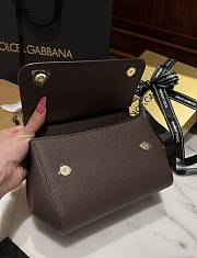 Fortok Dolce & Gabbana Scarf Dark Brown Bag 20cm  - 2